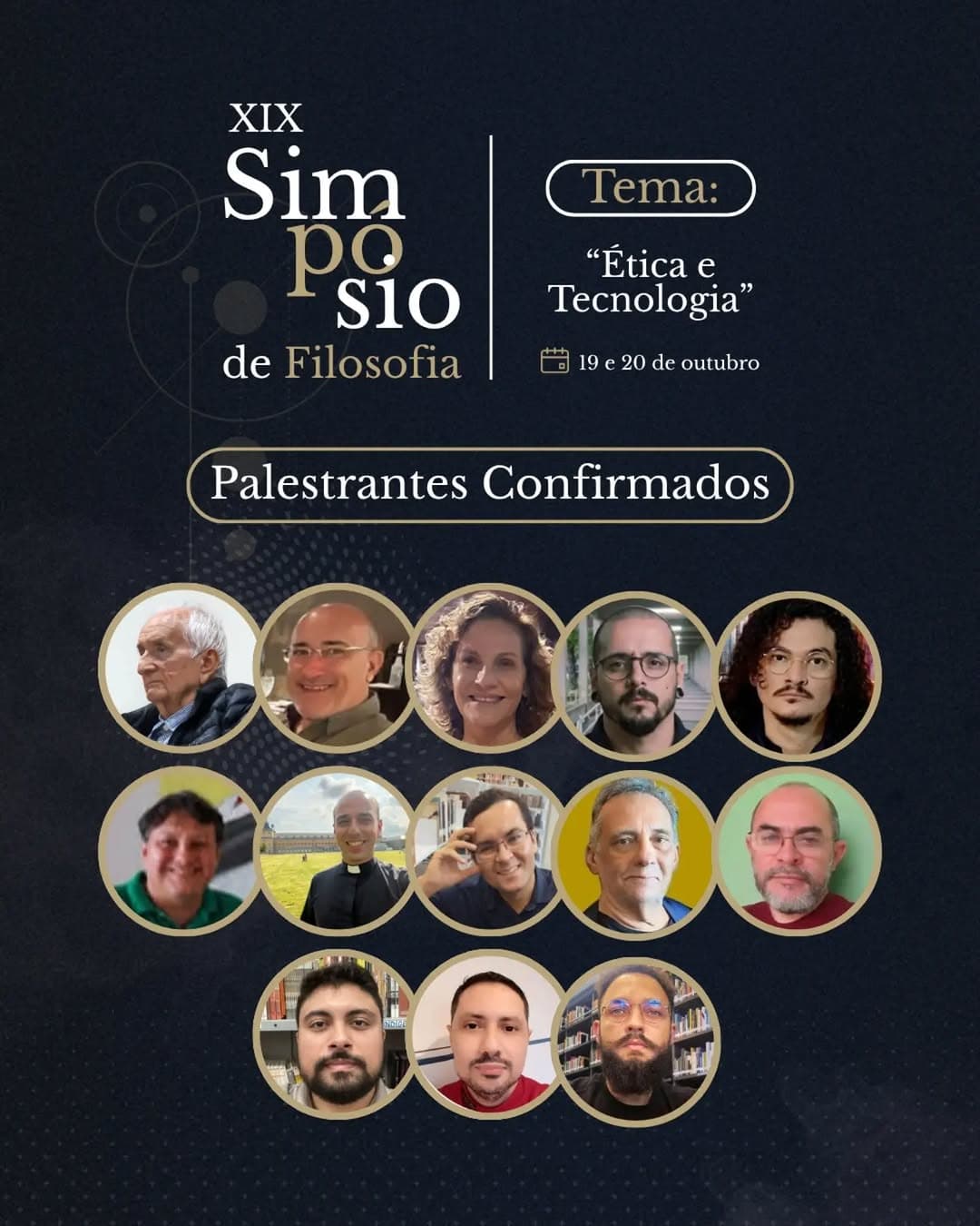 XIX Simpósio de Filosofia — Ética e Tecnologia (Faculdade Católica de Fortaleza)