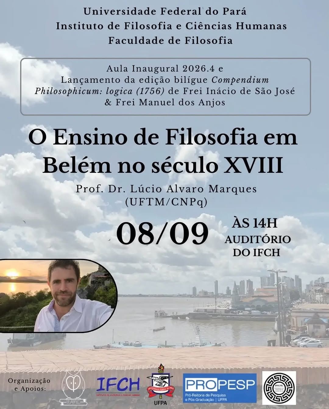 Aula Inaugural 2026.4 e Lançamento de "Compendium Philosophicum: logica" (PPGFIL/UFPA)