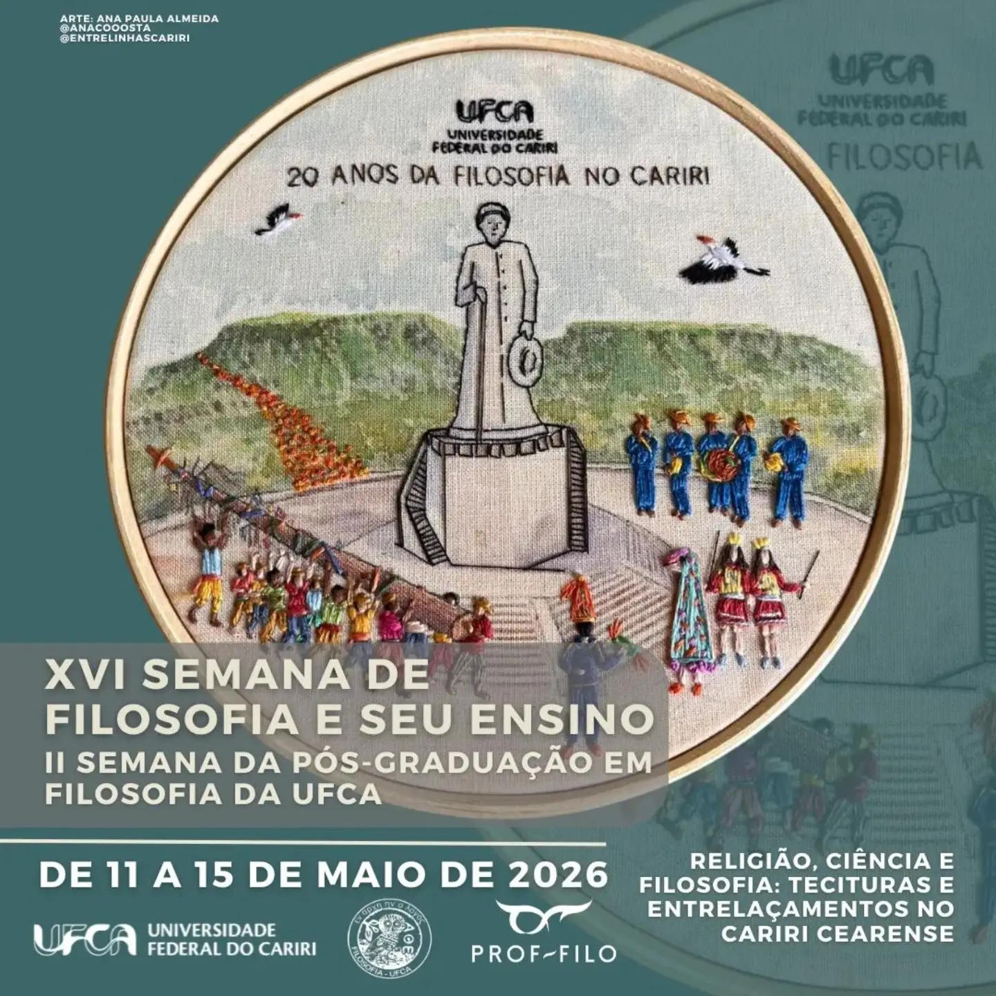 XVI Semana de Filosofia e seu Ensino e II Encontro da Pós-Graduação em Filosofia da UFCA