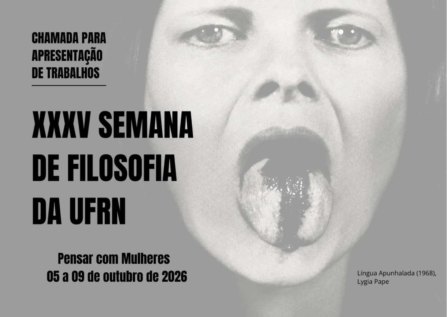 XXXV Semana de Filosofia da UFRN: Pensar com Mulheres (Natal)