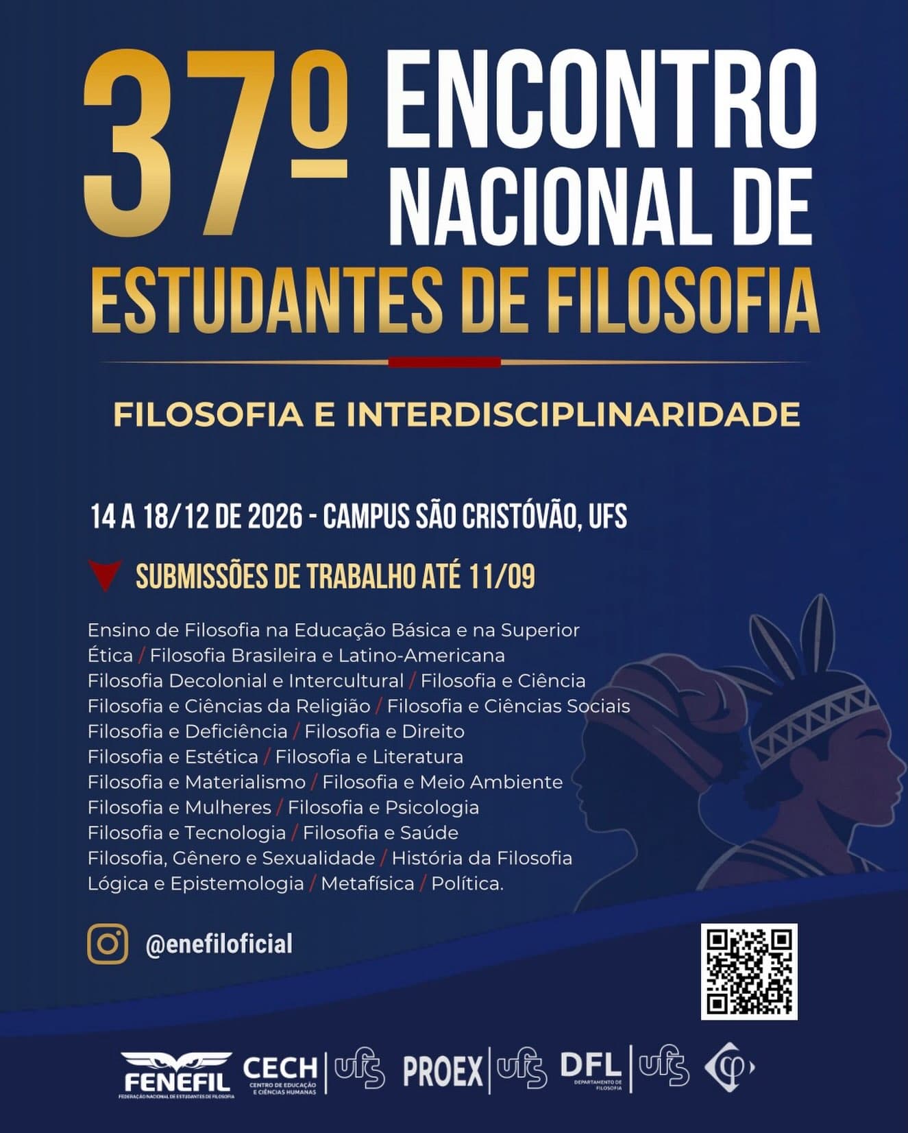 XXXVII Encontro Nacional de Estudantes de Filosofia (ENEFIL 2026)