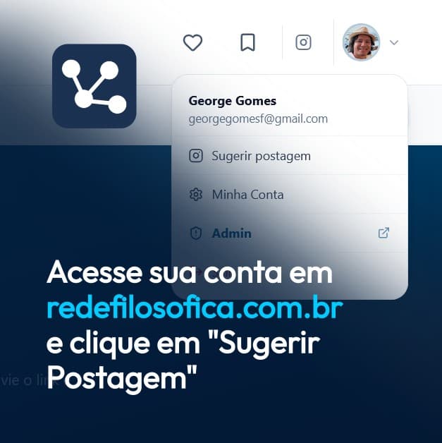 Faça login no site
