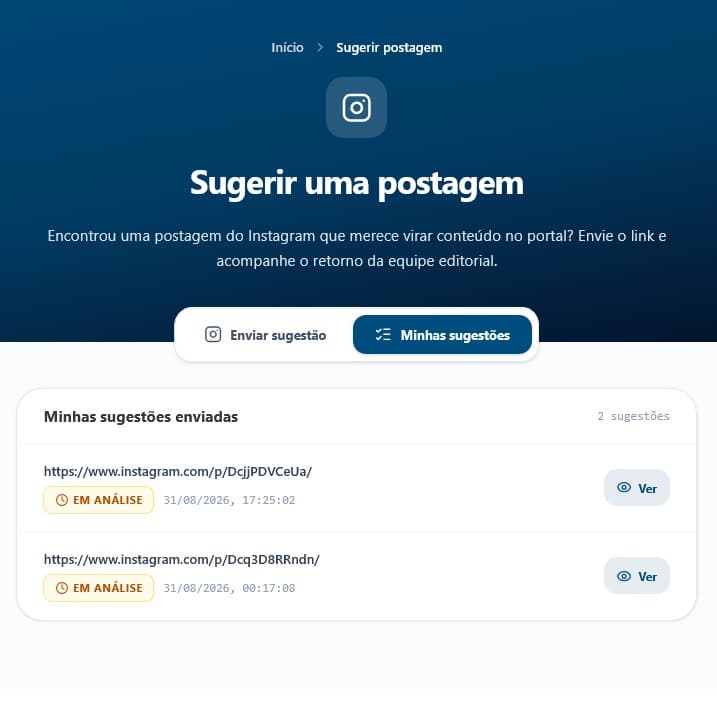 Acompanhe o processo