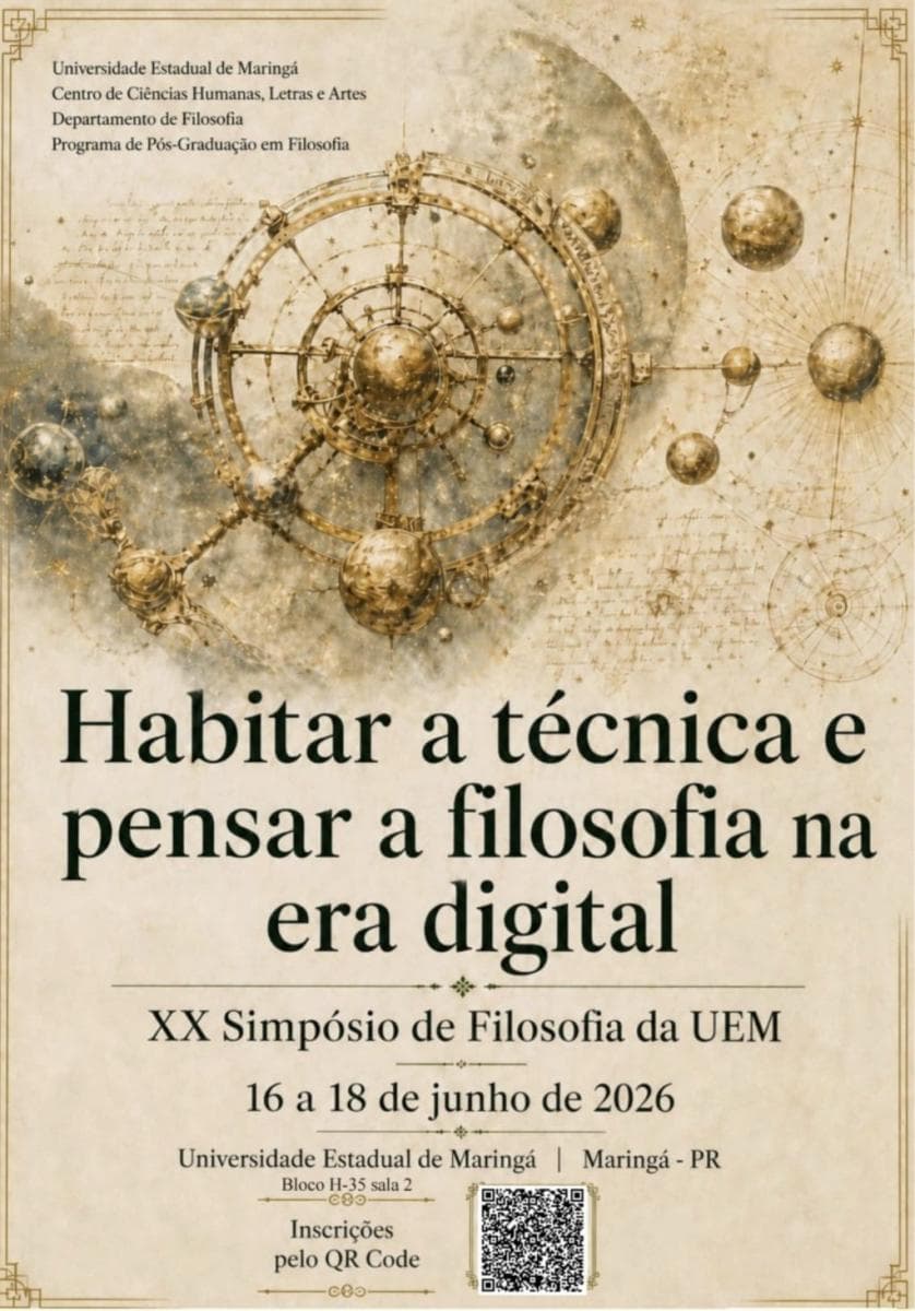 XX Simpósio de Filosofia da UEM: Habitar a técnica e pensar a filosofia na era digital