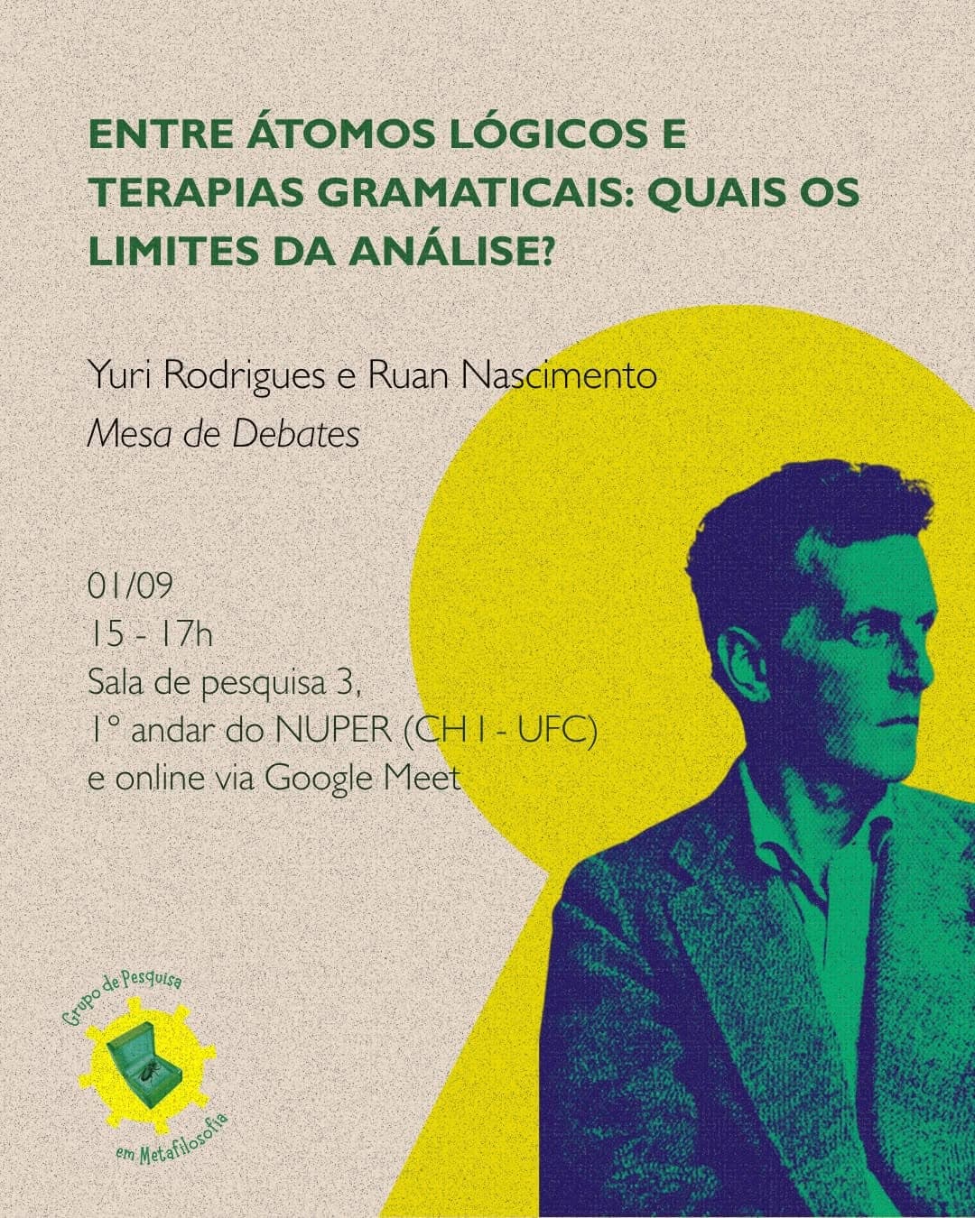 Primeiro Encontro do Grupo de Pesquisa em Metafilosofia (UFC)