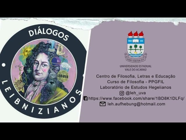 Diálogos Leibnizianos: 2° Sessão 2026.1